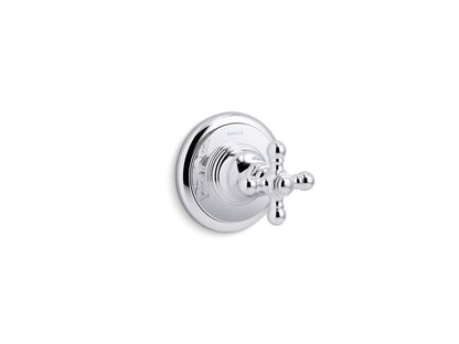 KOHLER K-T72770-3 Artifacts MasterShower transfer valve trim with cross handle, polished chrome