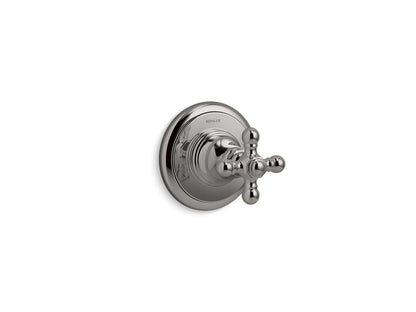 KOHLER K-T72770-3 Artifacts MasterShower transfer valve trim with cross handle, vibrant titanium