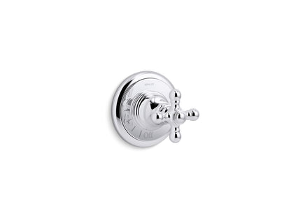 KOHLER K-T72771-3 Artifacts MasterShower volume control valve trim with cross handle, polished chrome