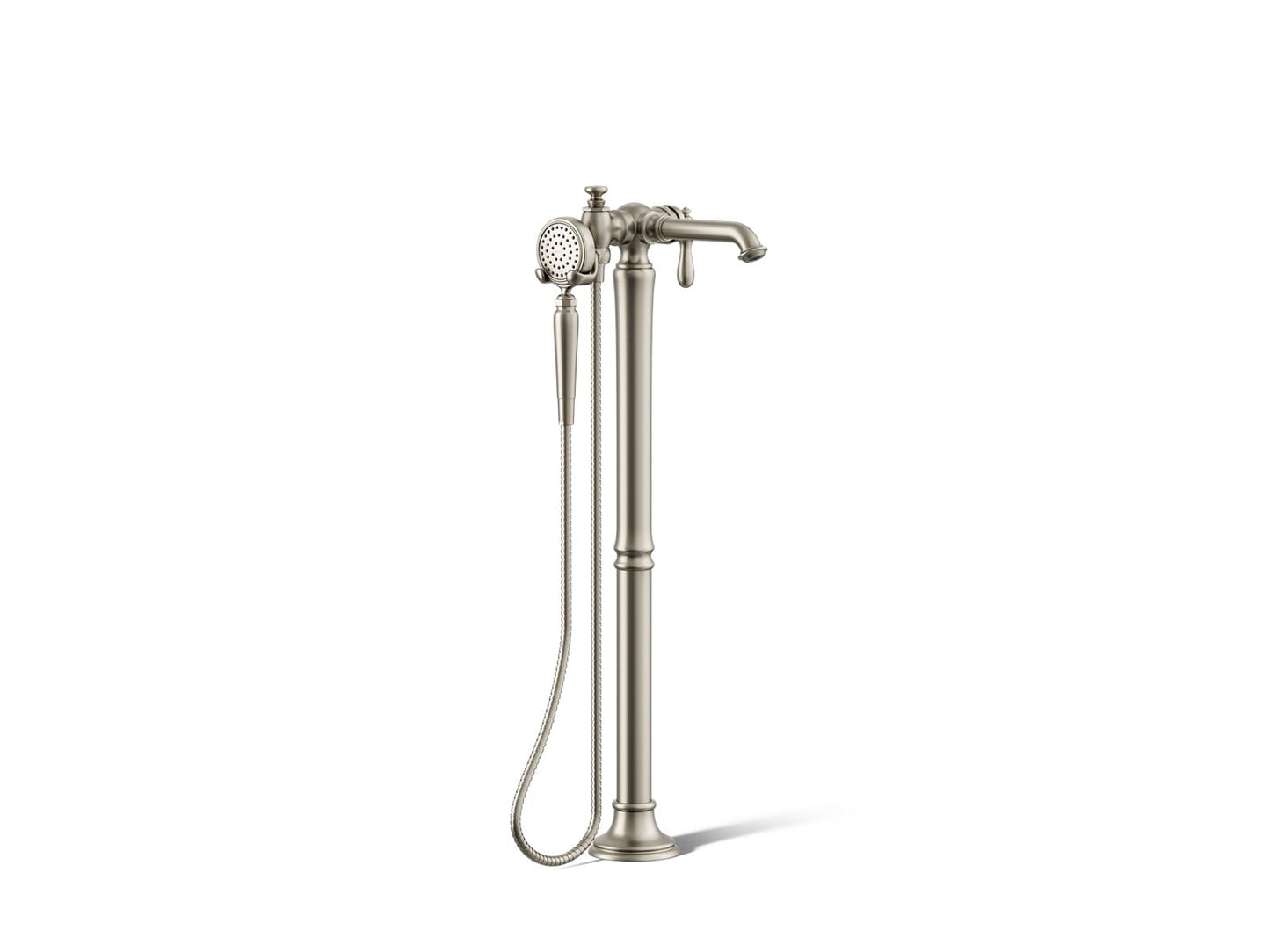 KOHLER K-T72790-9M Artifacts Floor-mount bath filler trim with handshower