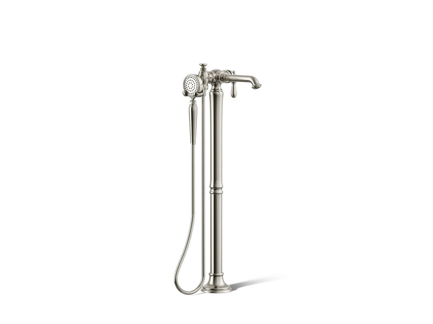 KOHLER K-T72790-9M Artifacts Floor-mount bath filler trim with handshower