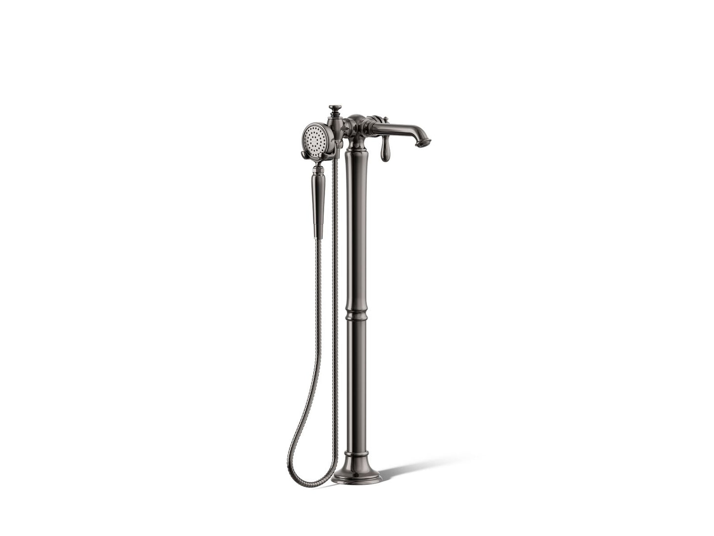 KOHLER K-T72790-9M Artifacts Floor-mount bath filler trim with handshower