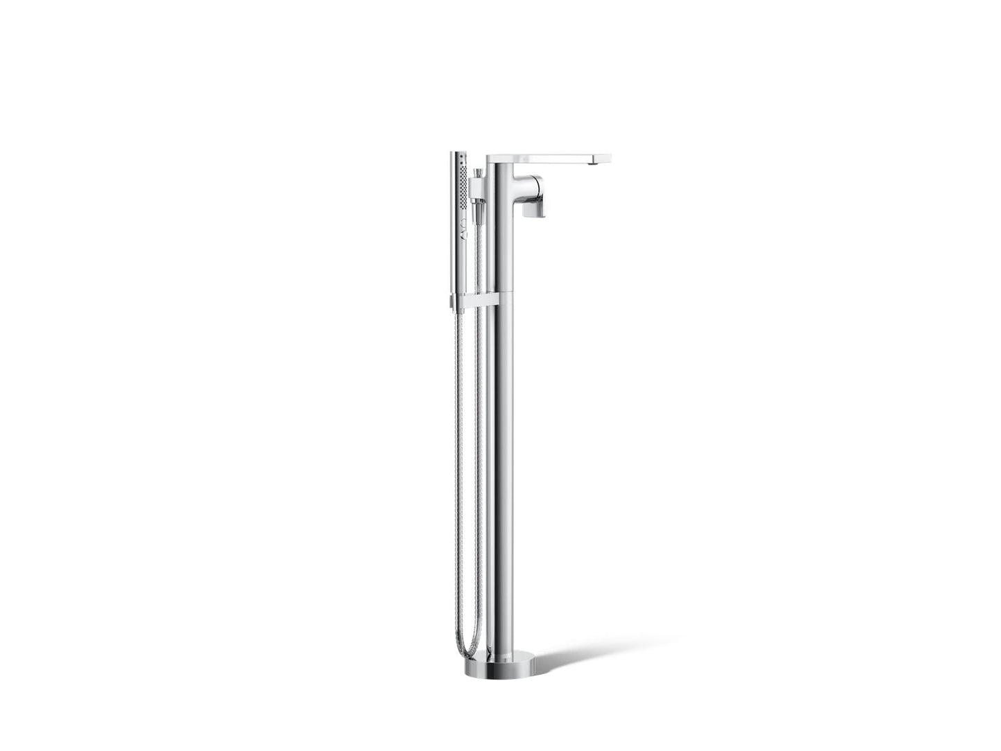 KOHLER K-T73087-4 Composed Floor-mount bath filler trim with handshower