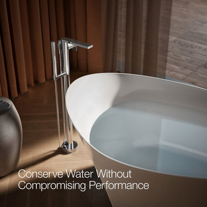 KOHLER K-T73087-4 Composed Floor-mount bath filler trim with handshower