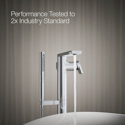KOHLER K-T73087-4 Composed Floor-mount bath filler trim with handshower