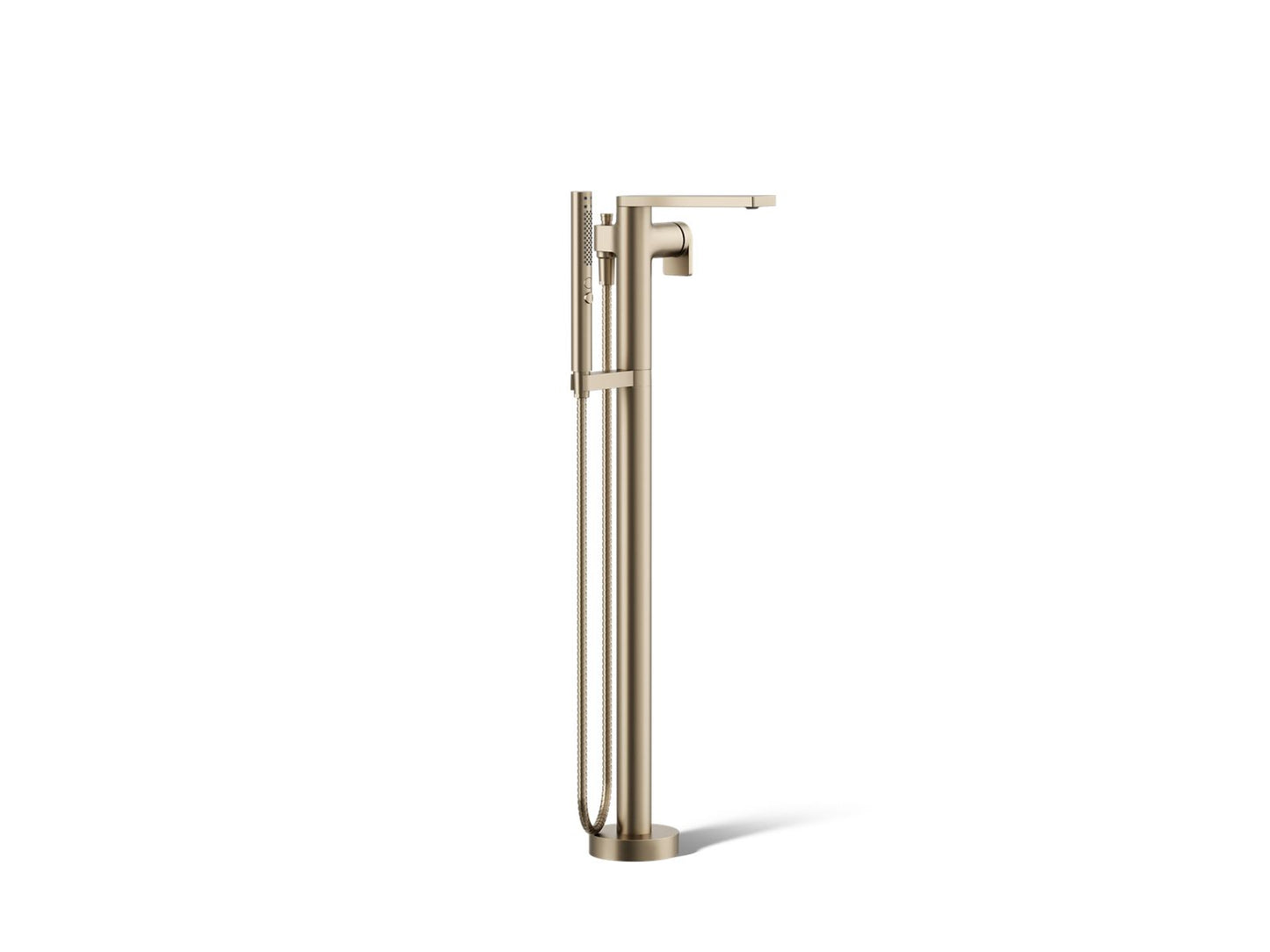 KOHLER K-T73087-4 Composed Floor-mount bath filler trim with handshower