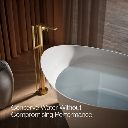 KOHLER K-T73087-4 Composed Floor-mount bath filler trim with handshower