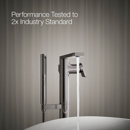 KOHLER K-T73087-4 Composed Floor-mount bath filler trim with handshower