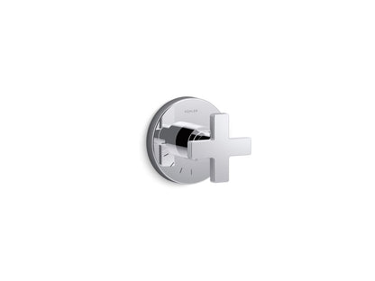 KOHLER K-T73135-3 Composed MasterShower Volume Control Valve Trim with Cross Handle, polished chrome