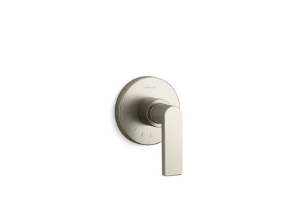 KOHLER K-T73135-4 Composed MasterShower Volume Control Valve Trim with Lever Handle, vibrant brushed nickel