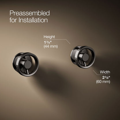 KOHLER Components Wall-mount bathroom sink faucet Industrial handle trim