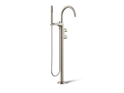 KOHLER K-T77984-4 Components Floor-mount bath filler trim with lever handles and handshower