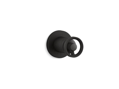 KOHLER K-T78025-9 Components MasterShower Volume Control Valve Trim with Industrial Handle, matte black
