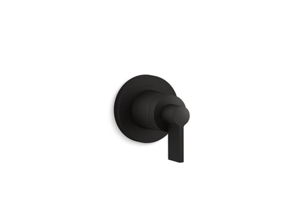 KOHLER K-T78026-4 Components MasterShower Transfer Valve Trim with Lever Handle, matte black