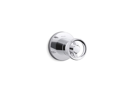 KOHLER K-T78026-9 Components MasterShower Transfer Valve Trim with Industrial Handle, polished chrome