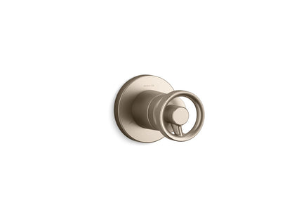 KOHLER K-T78026-9 Components MasterShower Transfer Valve Trim with Industrial Handle, vibrant brushed bronze