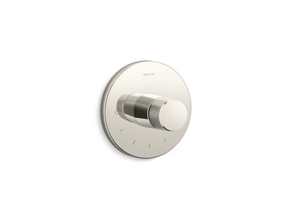 KOHLER K-T78027-8 Components MasterShower Temperature Control Valve Trim with Oyl Handle, vibrant polished nickel