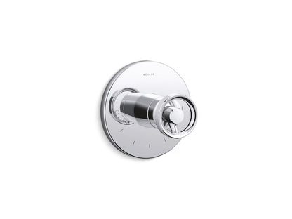 KOHLER K-T78027-9 Components MasterShower Temperature Control Valve Trim with Industrial Handle, polished chrome