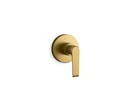 KOHLER K-T97026-4 Avid MasterShower transfer valve trim, vibrant brushed moderne brass