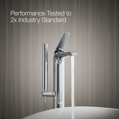 KOHLER K-T97367-4 Avid Floor-mount bath filler trim