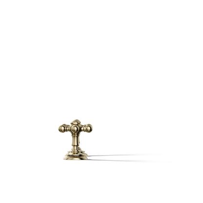 KOHLER K-T98071-3 Artifacts Deck-mount bath faucet handle trim with Cross design
