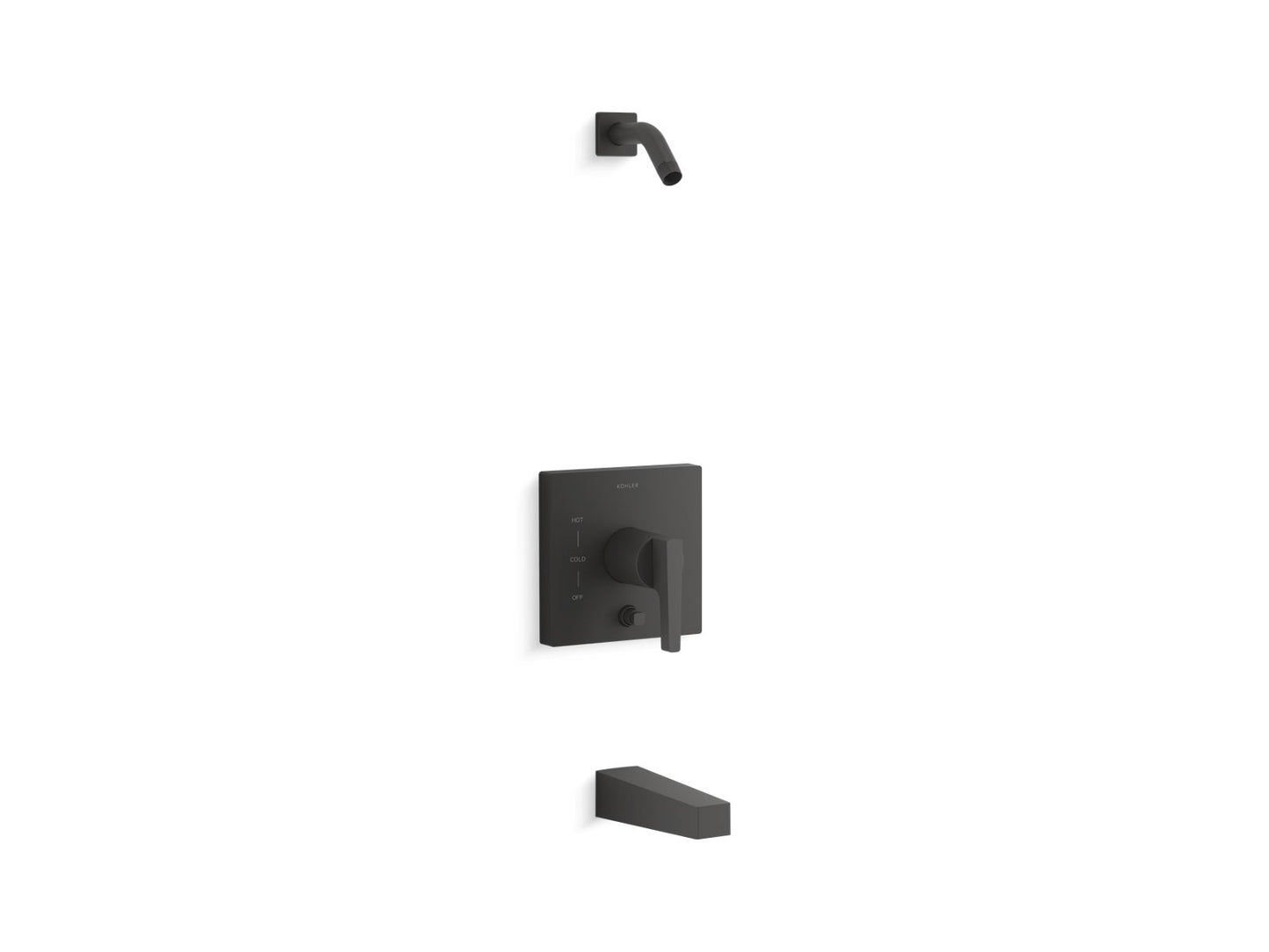 KOHLER K-T99763-4L Honesty Rite-Temp bath and shower trim kit with push-button diverter, without showerhead