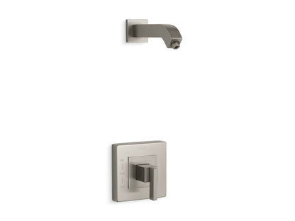 KOHLER K-TLS14670-4 Loure Rite-Temp shower trim kit, without showerhead, vibrant brushed nickel