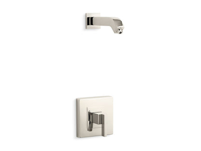 KOHLER K-TLS14670-4 Loure Rite-Temp shower trim kit, without showerhead, vibrant polished nickel
