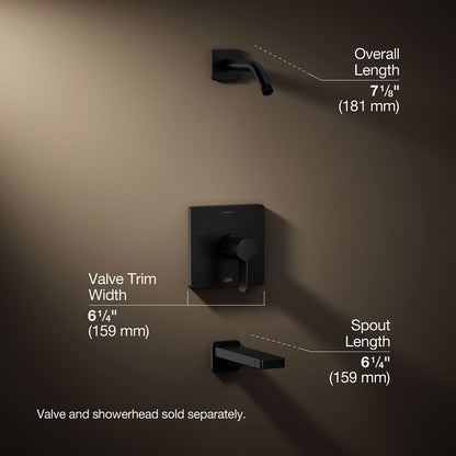 3/4 view of product with dimensions