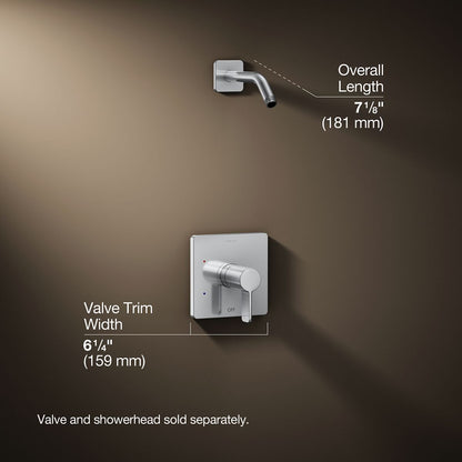 3/4 view of product with dimensions