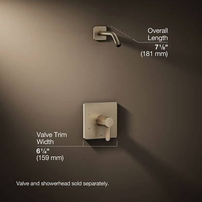 3/4 view of product with dimensions
