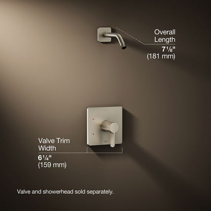 3/4 view of product with dimensions