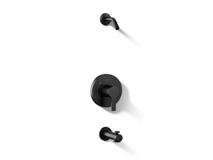 KOHLER Elate Rite-Temp bath and shower trim kit, without showerhead
