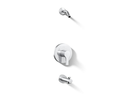 KOHLER Elate Rite-Temp bath and shower trim kit, without showerhead