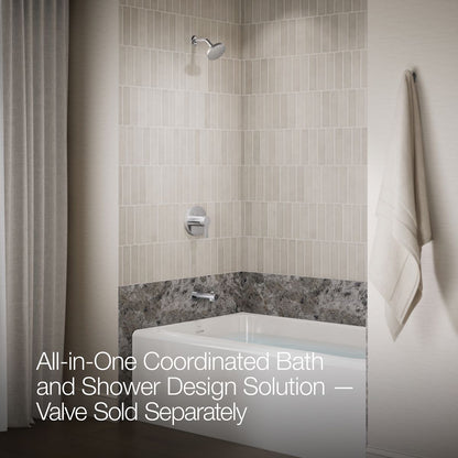 KOHLER Elate Rite-Temp bath and shower trim kit, without showerhead