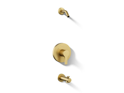 KOHLER Elate Rite-Temp bath and shower trim kit, without showerhead