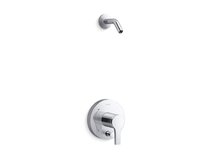 KOHLER Elate Rite-Temp shower trim kit with push-button diverter, without showerhead