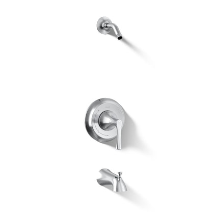 KOHLER K-TLS35937-4 Buckley Rite-Temp bath and shower trim kit, without showerhead, polished chrome - view 3