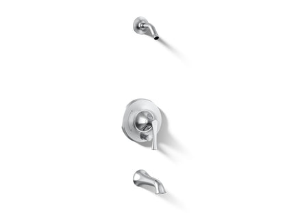 KOHLER K-TLS35944-4 Buckley Rite-Temp bath and shower trim kit with push-button diverter, without showerhead