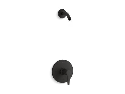 KOHLER K-TLS97077-4 Pitch Rite-Temp shower trim kit, without showerhead, matte black