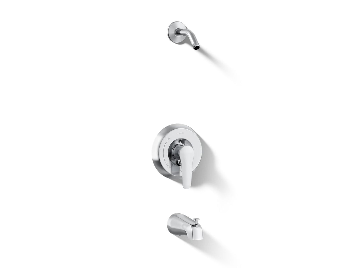 KOHLER K-TLS98007-4 July Rite-Temp bath and shower trim kit, without showerhead