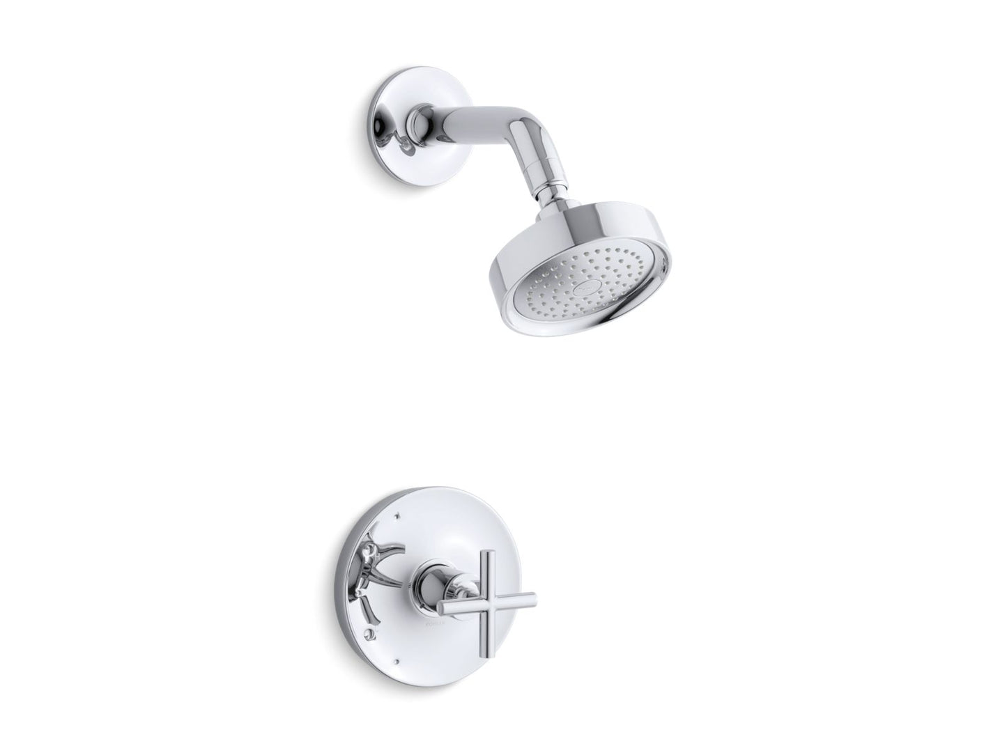 KOHLER Purist Rite-Temp shower trim kit with cross handle, 2.5 gpm
