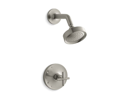 KOHLER Purist Rite-Temp shower trim kit with cross handle, 2.5 gpm