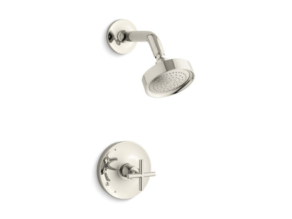 KOHLER Purist Rite-Temp shower trim kit with cross handle, 2.5 gpm