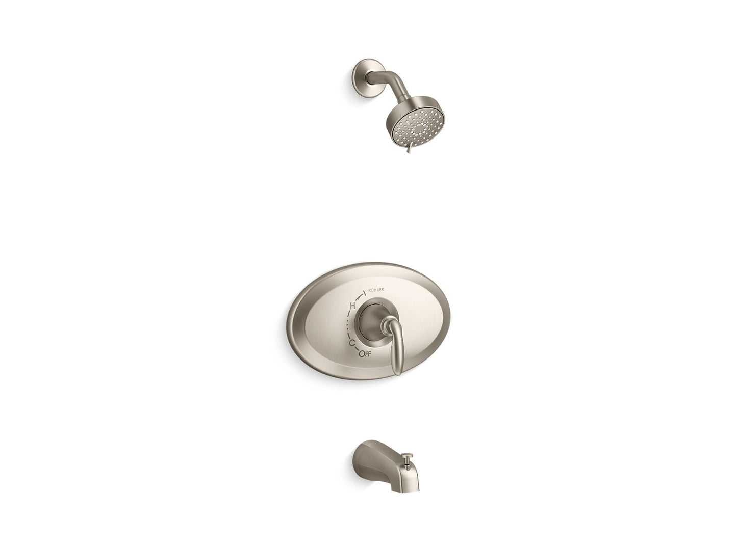 KOHLER K-TS21948-4G Remodel Rite-Temp bath and shower trim kit, 1.75 gpm