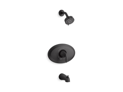 KOHLER K-TS21948-4Y Remodel Rite-Temp bath and shower trim kit, 2.5 gpm, matte black