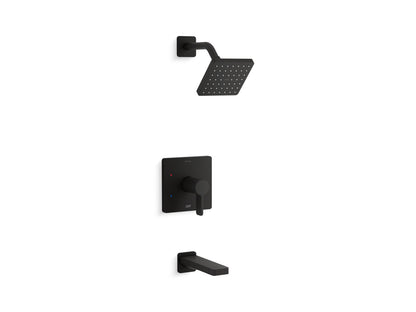 KOHLER K-TS23502-4 Parallel Rite-Temp bath and shower trim kit, 2.5 gpm