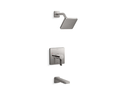 KOHLER K-TS23502-4 Parallel Rite-Temp bath and shower trim kit, 2.5 gpm