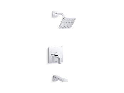 KOHLER K-TS23502-4G Parallel Rite-Temp bath and shower trim kit, 1.75 gpm, polished chrome
