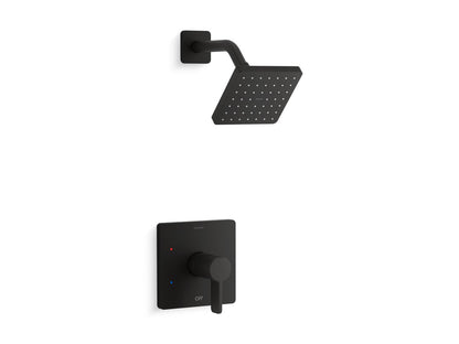 KOHLER K-TS23503-4 Parallel Rite-Temp Shower Trim Kit, 2.5 GPM, matte black